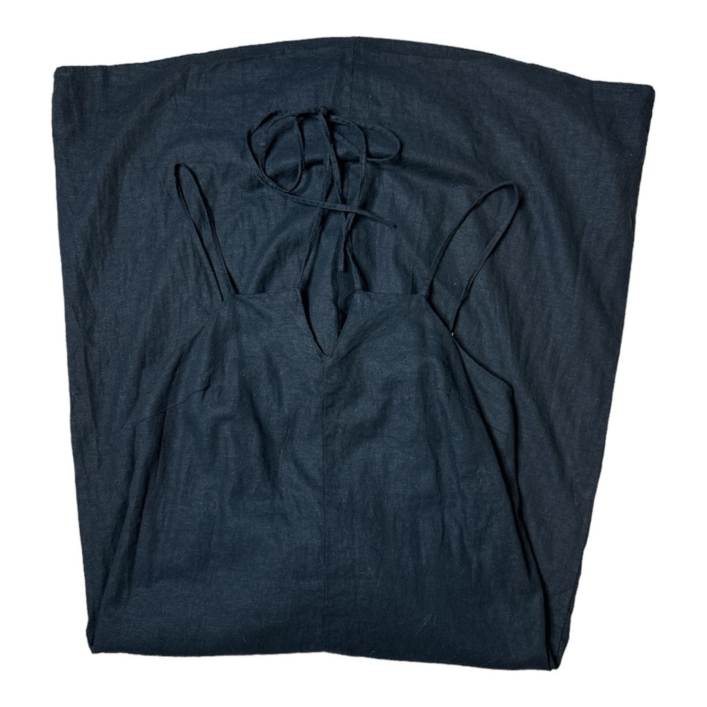 UNIVERSAL THREAD BLACK LINEN BLEND SLEEVELESS MID… - image 5